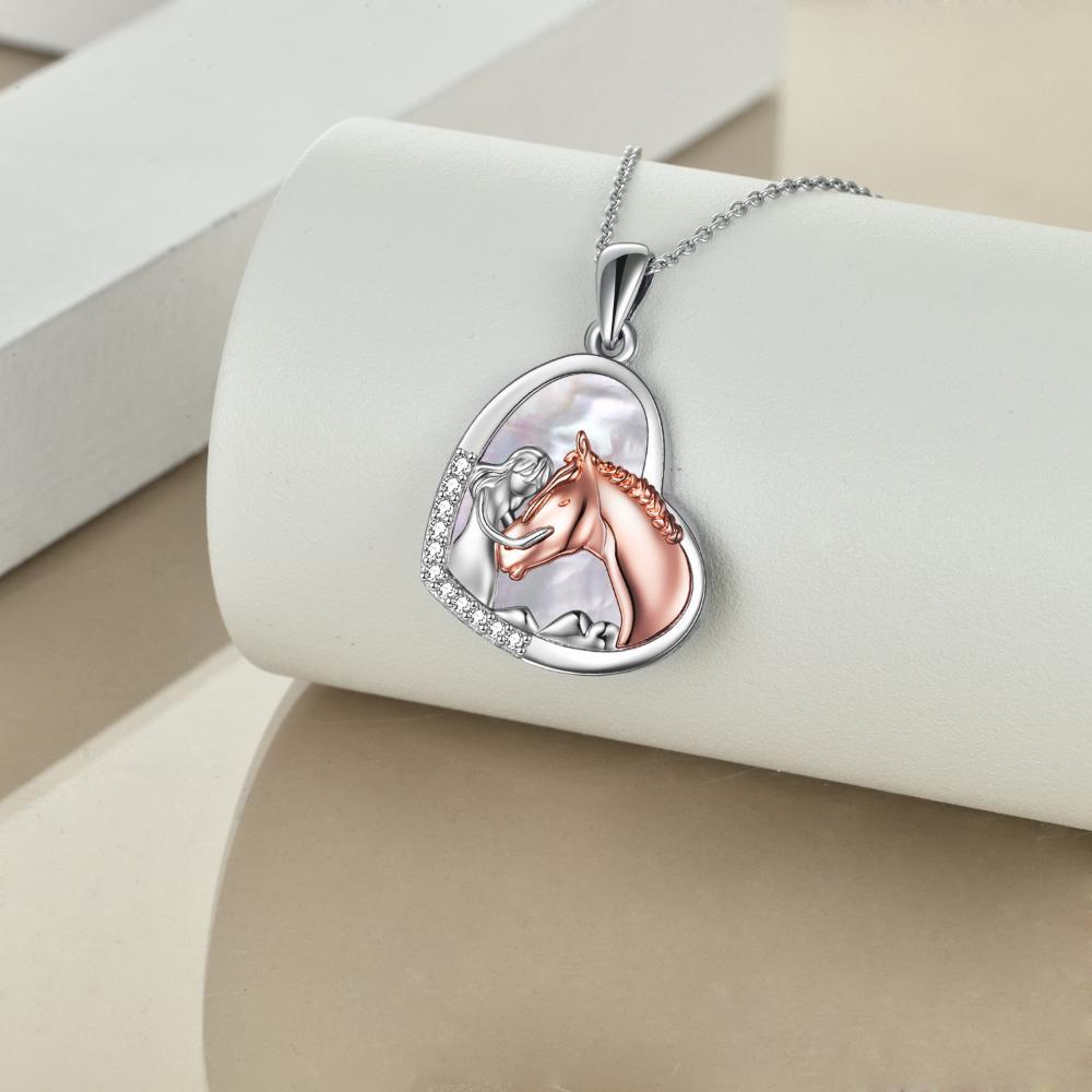 Sterling Silver Heart Pendant Necklace