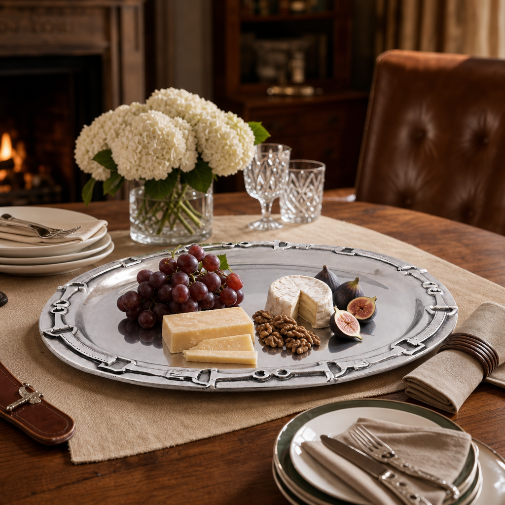Equestrian Oval Platter