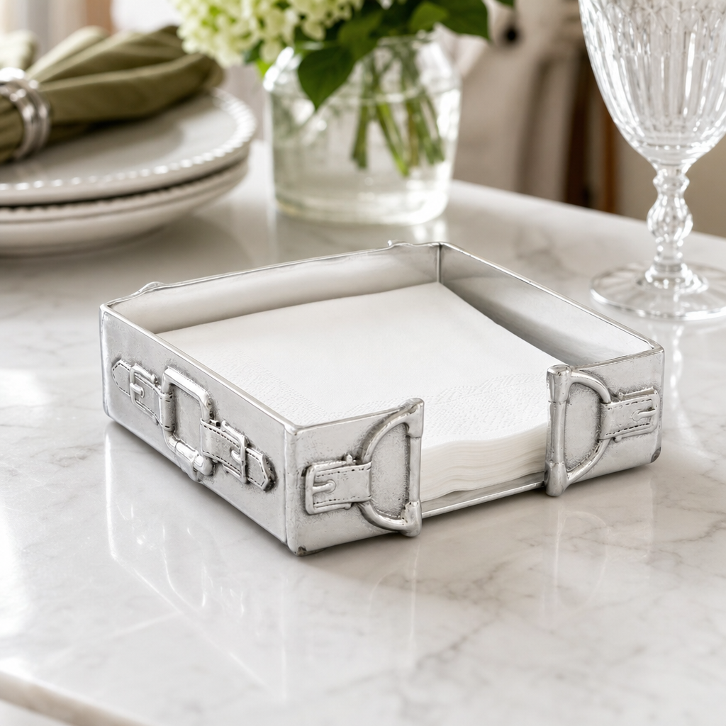 Equestrian Luncheon Napkin Box