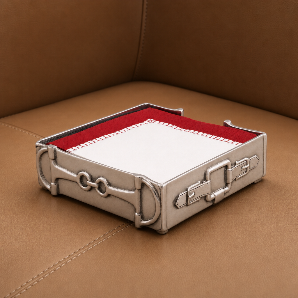 Equestrian Luncheon Napkin Box