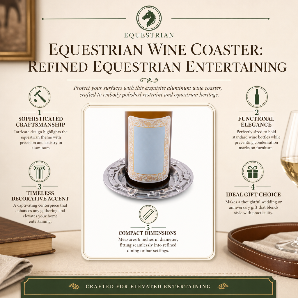 Equestrian Wine Coaster