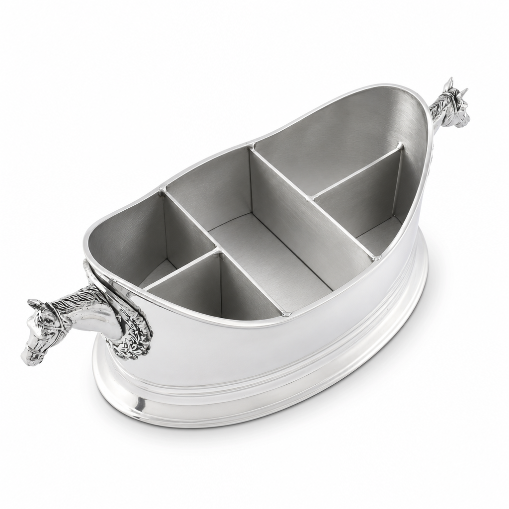 Horse Head Silverware Caddy
