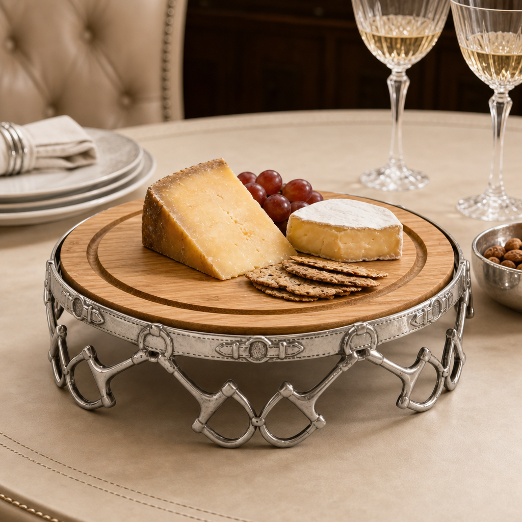 Equestrian Cheese Pedestal