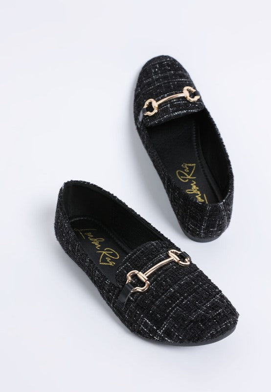 Drairi Horsebit Detail Tweed Loafers