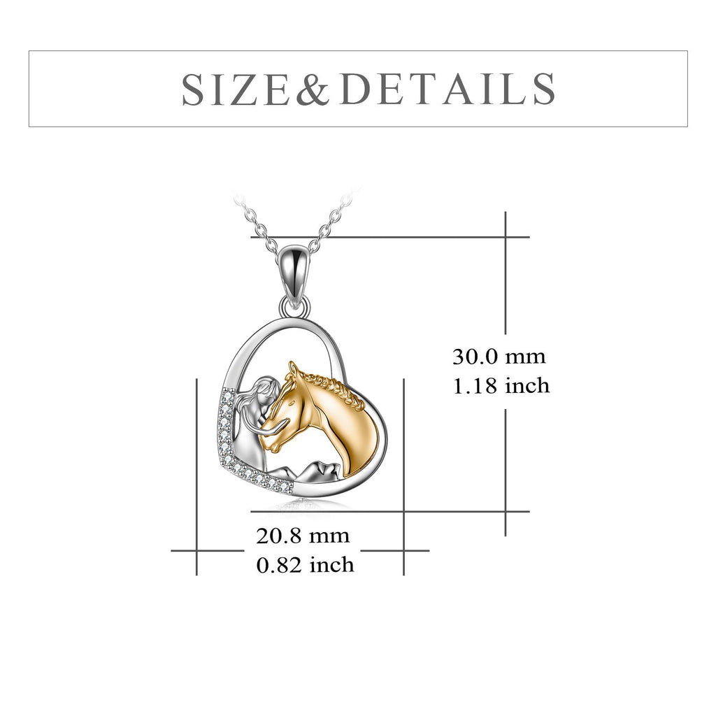 Sterling Silver Heart Pendant Necklace