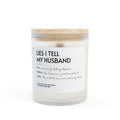 Frosted Glass Candle, 11oz - Lies