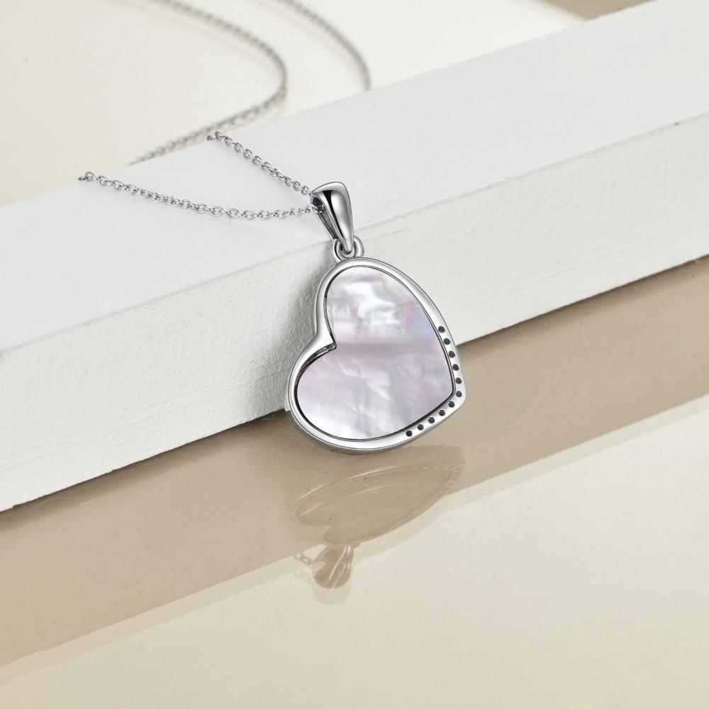 Sterling Silver Heart Pendant Necklace