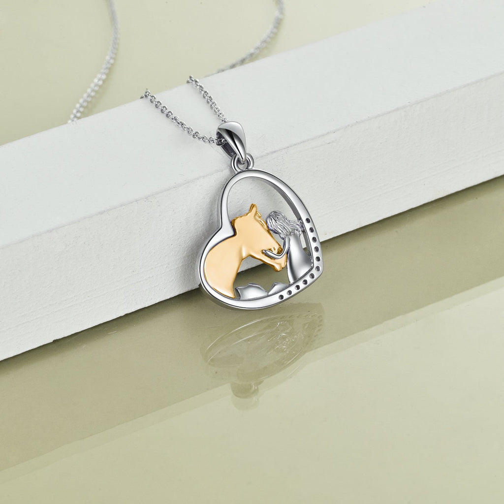 Sterling Silver Heart Pendant Necklace