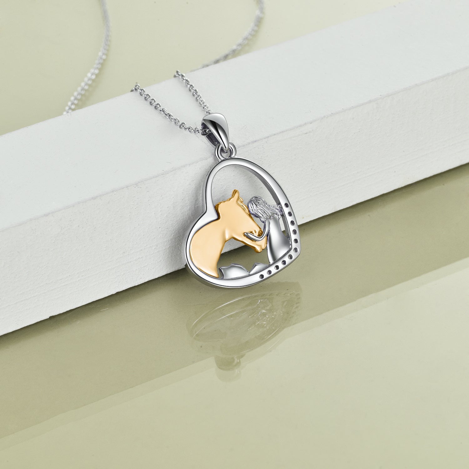 Sterling Silver Heart Pendant Necklace