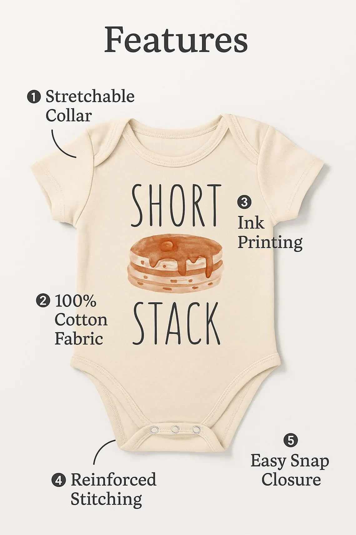 Horse Equestrian Newborn Baby Bodysuit