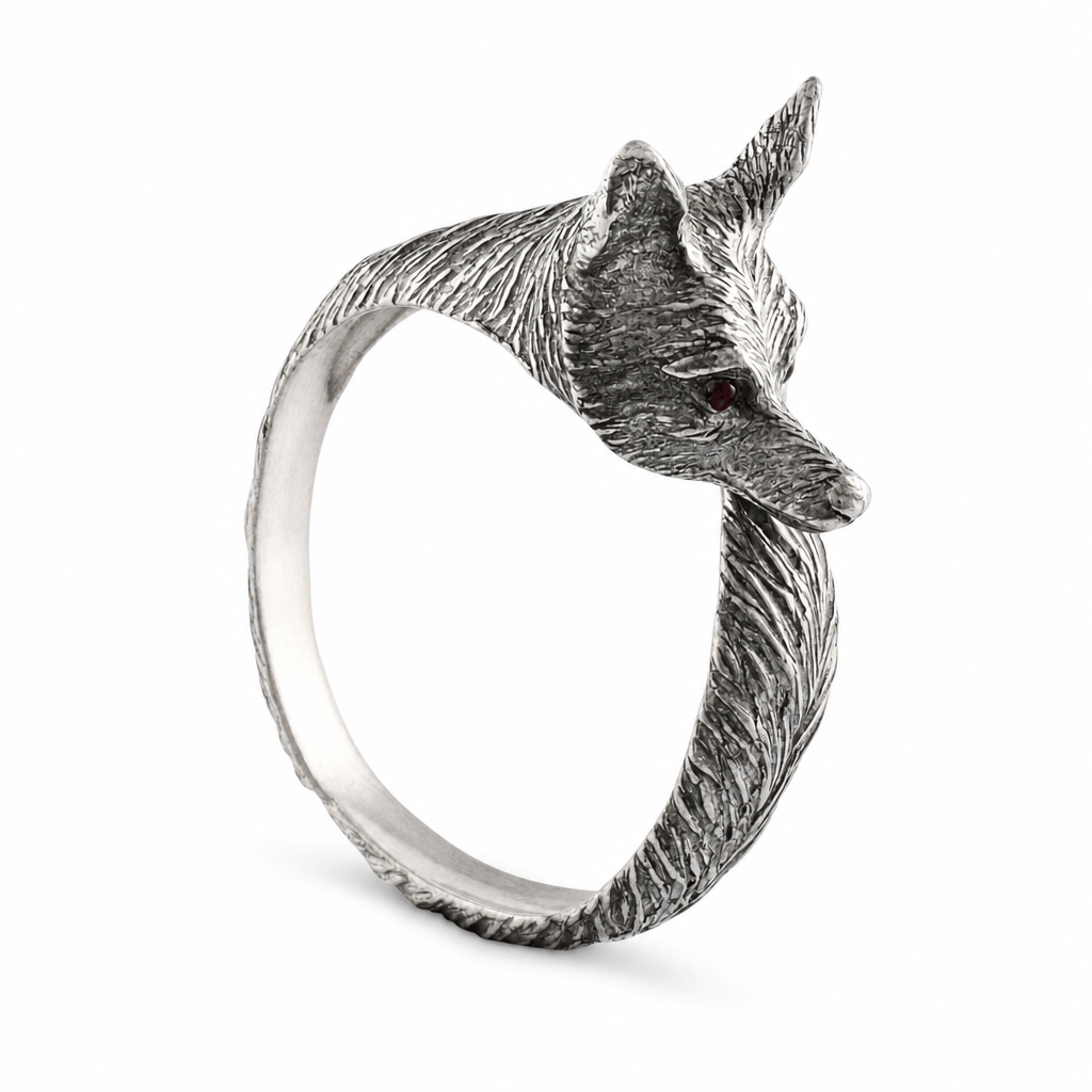 Pewter Fox Napkin Ring