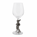 Hunting Dressed Fox Wine Glass