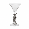 Hunting Dressed Fox Cocktail / Martini Glass