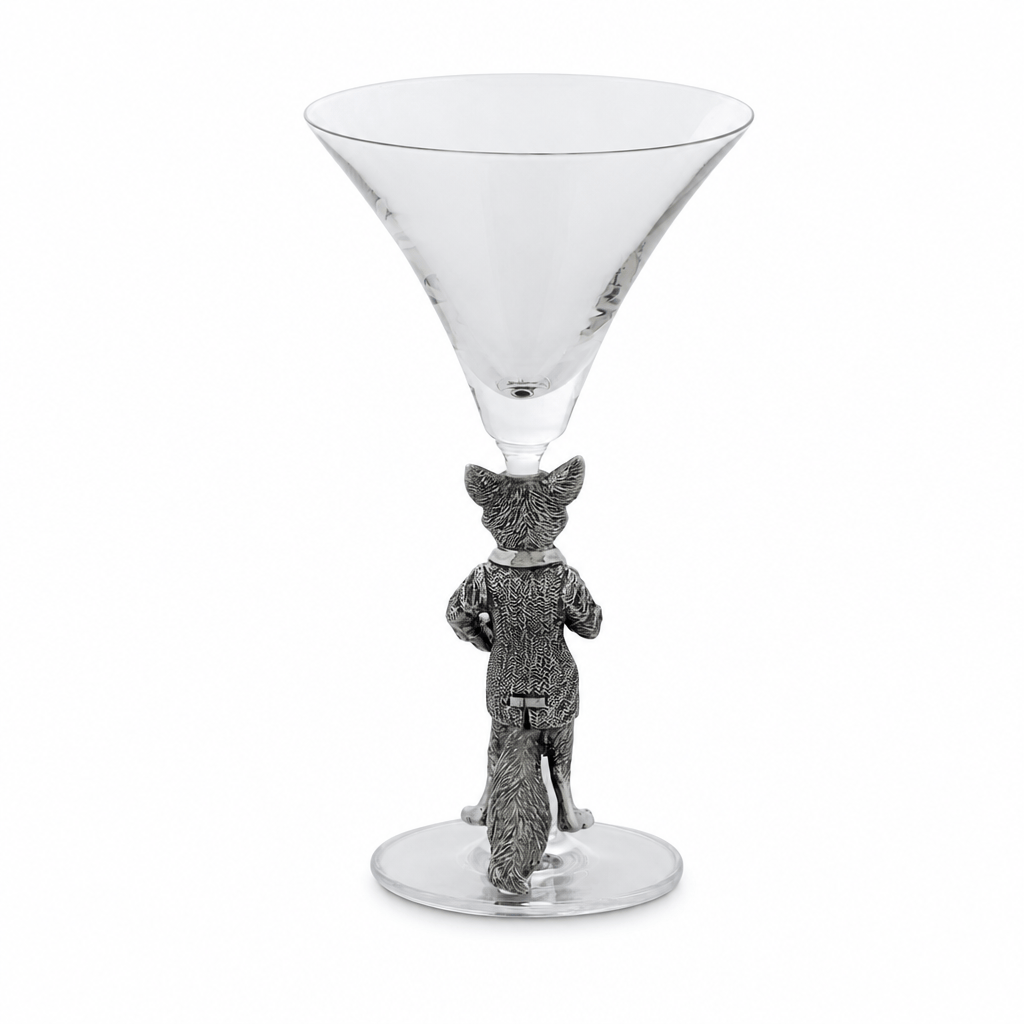 Hunting Dressed Fox Cocktail / Martini Glass