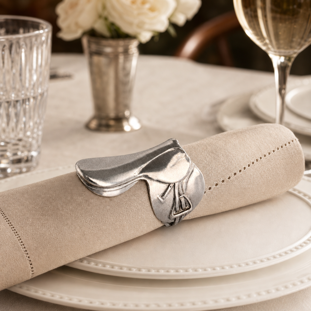 English Saddle Napkin Rings
