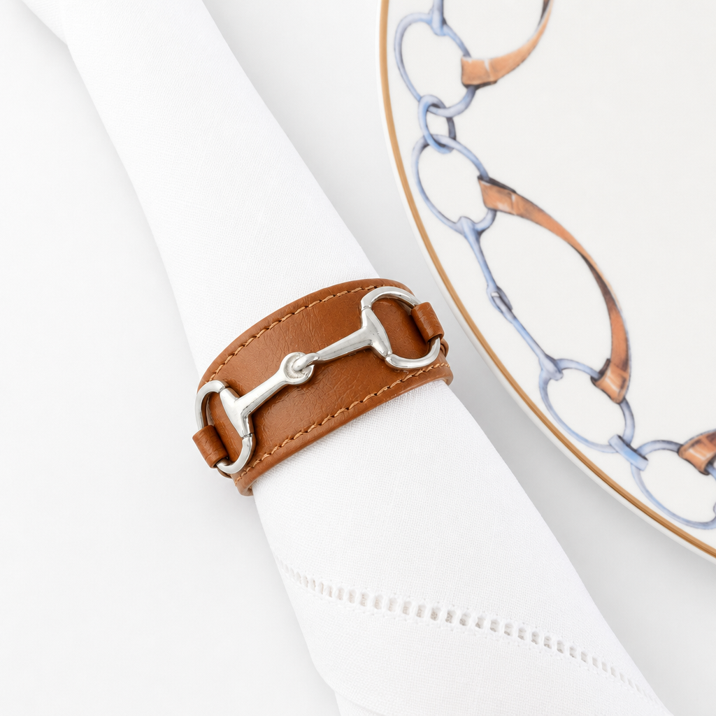 Bit Vegan Leather Napkin Ring