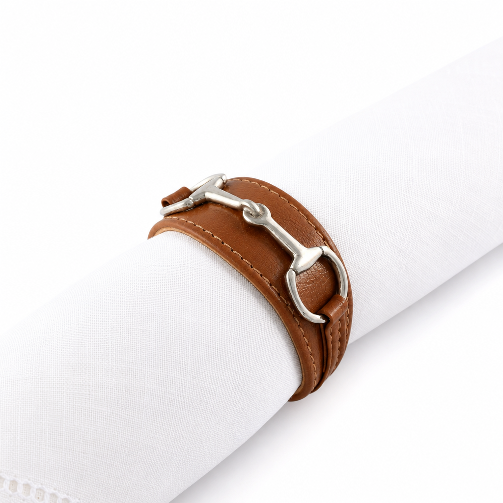 Bit Vegan Leather Napkin Ring
