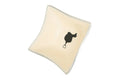 Square Shaped Bowl with Saddle, White