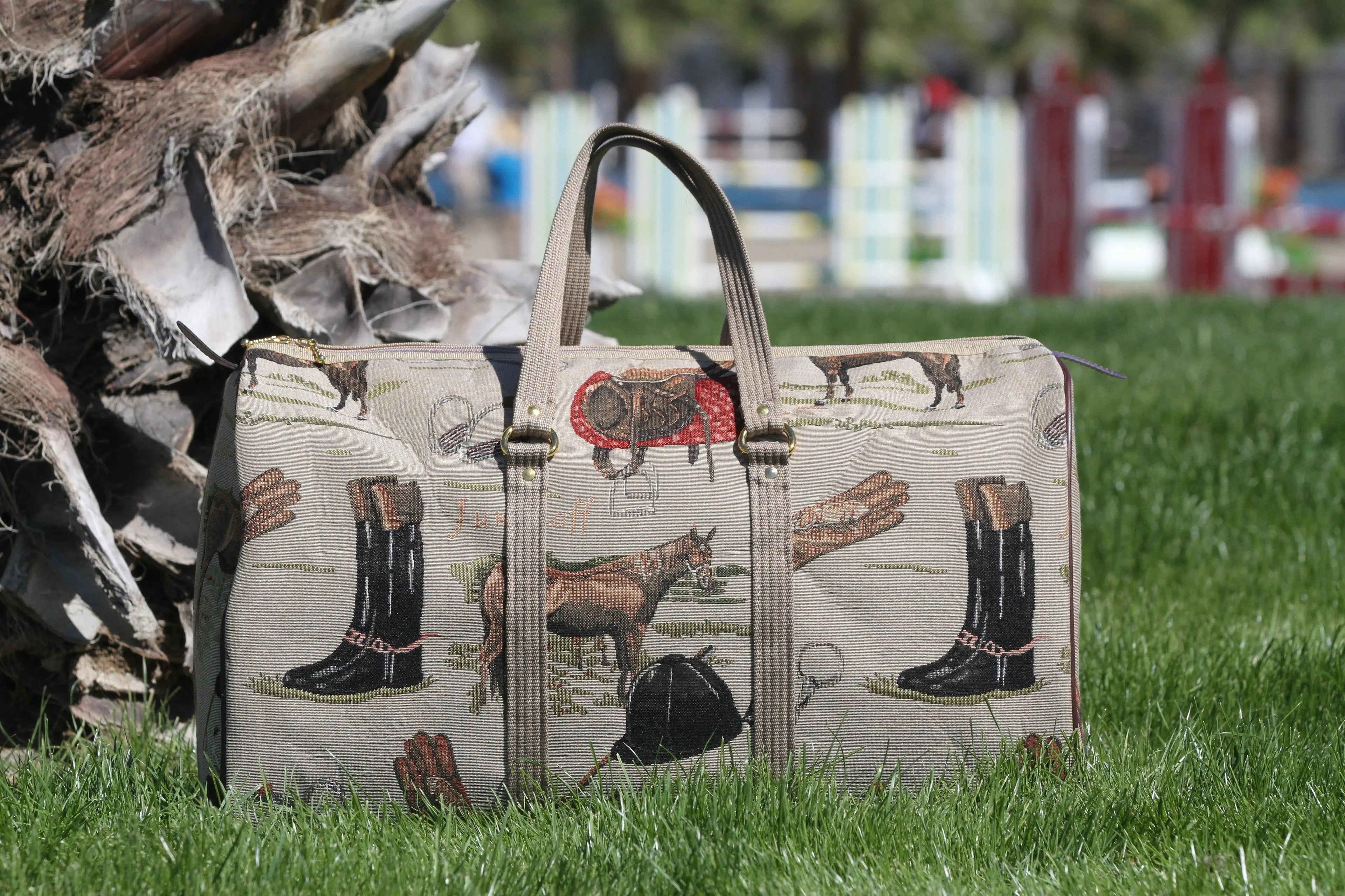 Tapestry Duffle Bag-English Design