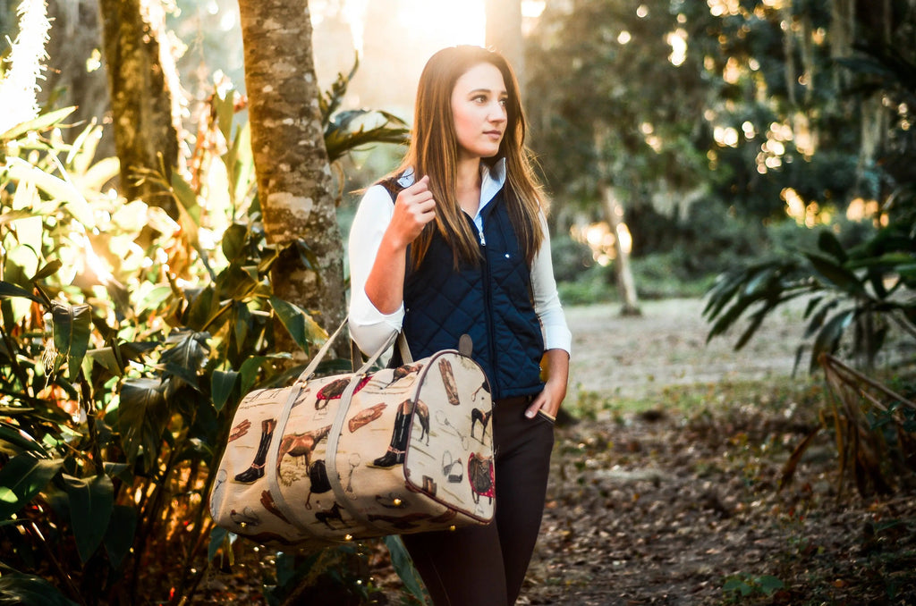 Tapestry Duffle Bag-English Design