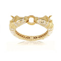 Equestrian Horse Bangle — Pavé Circle