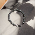 Faux Pearl Buckle Bracelet