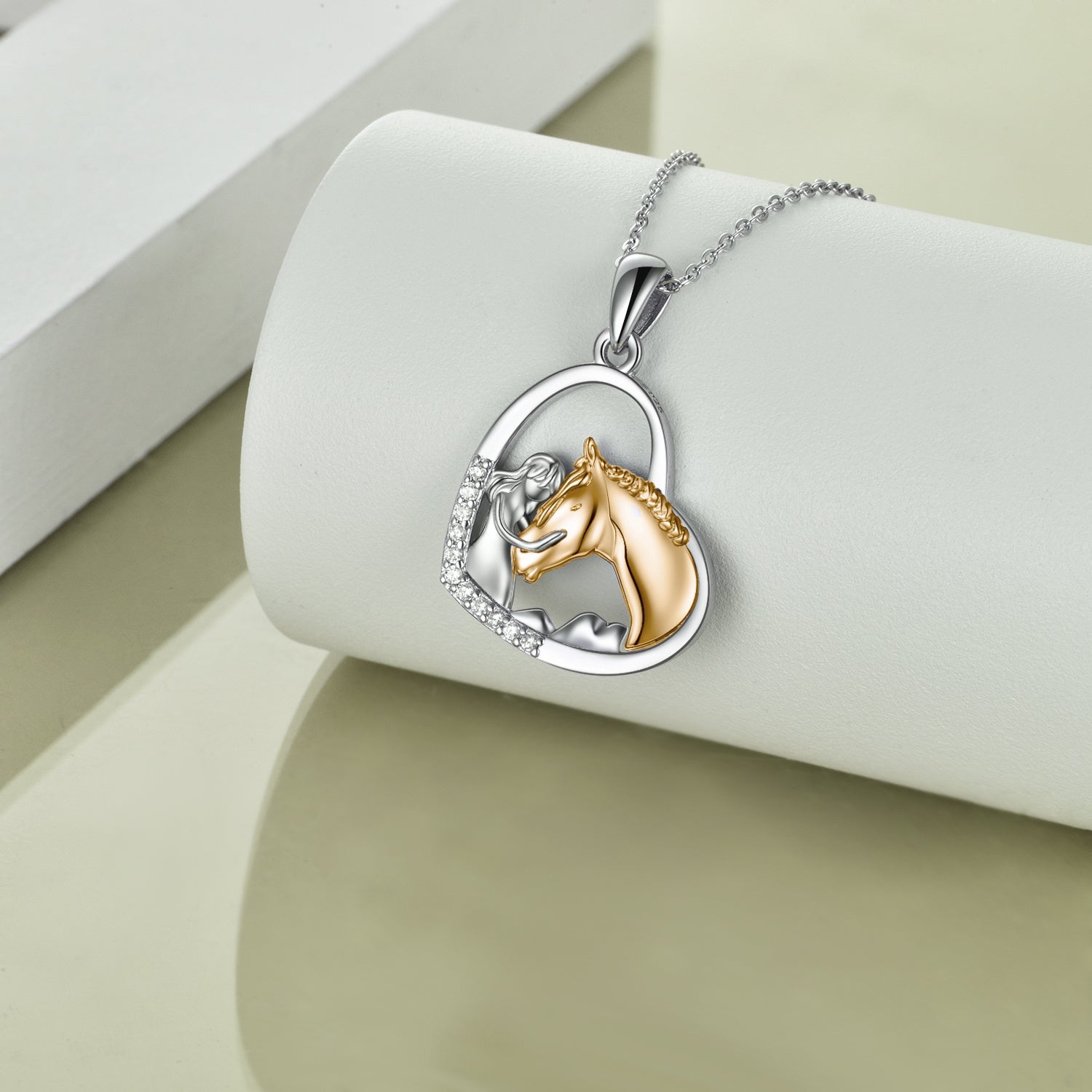 Sterling Silver Heart Pendant Necklace
