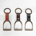 Conroy - Horse Stirrup Keychain in Cognac