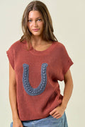Horseshoe Sweater Vest