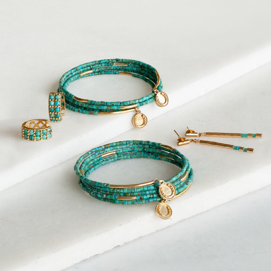 Prism - Turquoise Equestrian Horseshoe Necklace & Choker