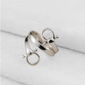 Sandro - Equestrian Horse Bit Spiral Ring in Silver