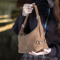 Bethany Bit Bag Suede | Limited Edition Milk Chocolate
