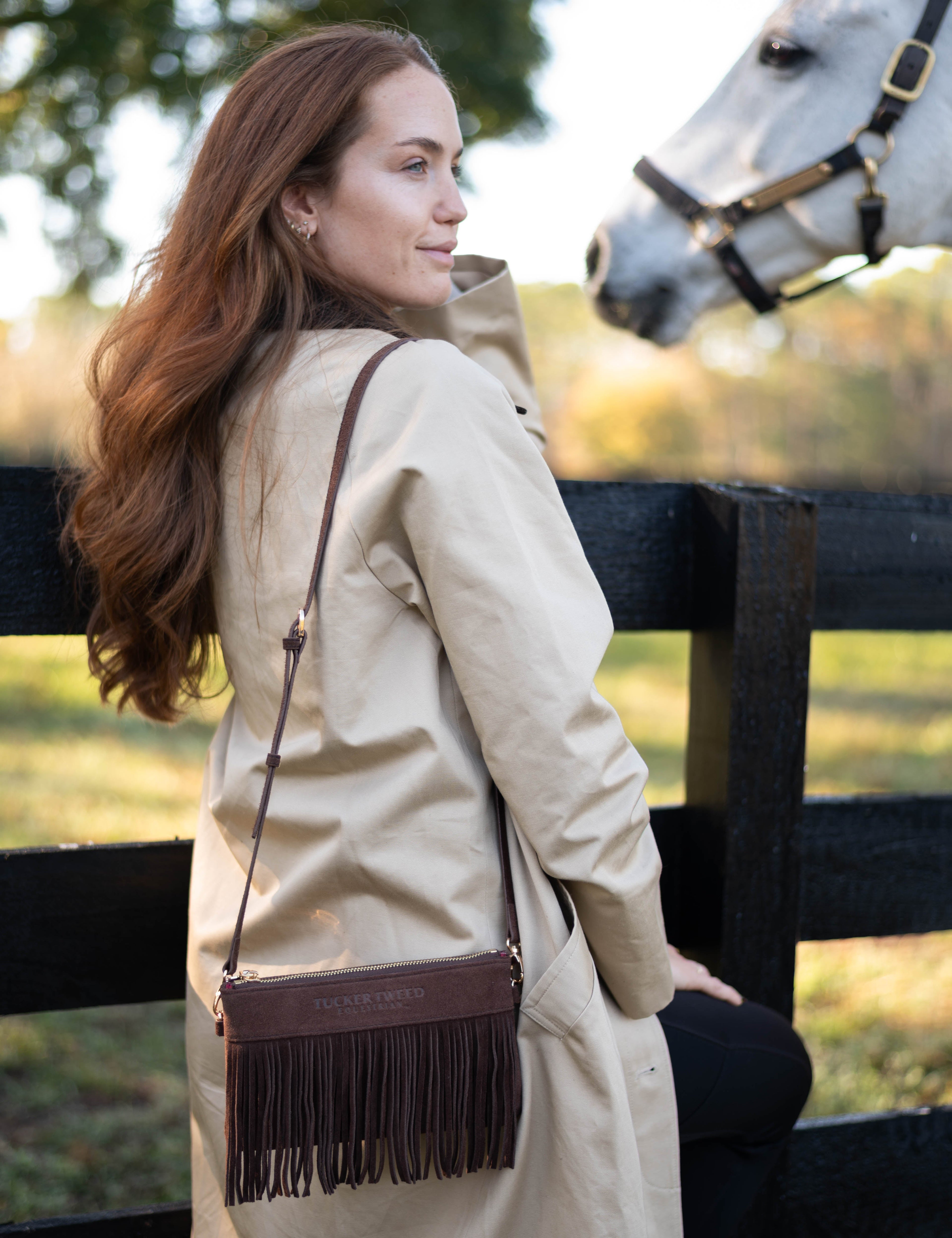 Wellington Wristlet Dark Chocolate Fringe | LIMITED EDITION