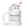 Jumbo White Glossy Mug - 20 oz. - Dressage